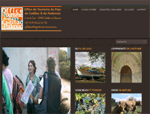 Tablet Screenshot of cadillac-tourisme.com